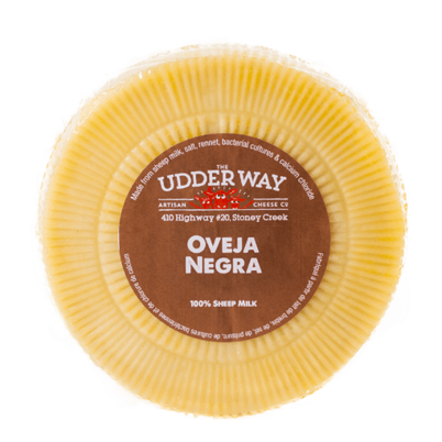 Oveja Negra Cheese from Udder Way Artisan Cheese
