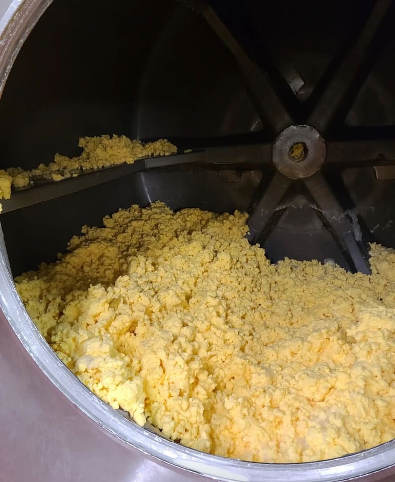 St. Brigid's Creamery Butter in Barrel Churn